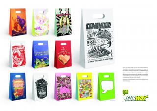 Subway: Say it with a Sub - Bag Designs